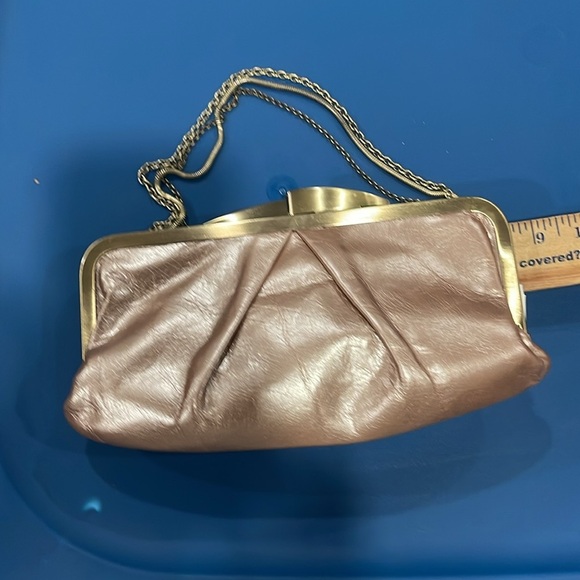 Hobo HALEY NWT Beautiful clutch   rose gold tone measurement are in photos. - Picture 2 of 7